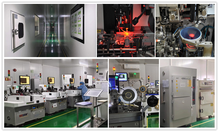 Dongguan Lanjin Optoelectronics Co., Ltd. linea di produzione in fabbrica
