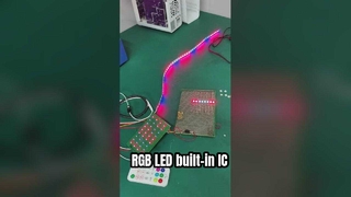 LED RGB indirizzabili con design personalizzato IC integrato