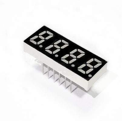 Colore rosso Quattro cifre 7 segmenti Display 0,56 pollici Per LED Indicatore