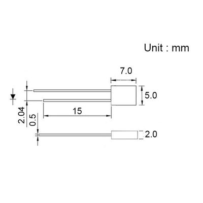 2*5*7mmDiodo LED a foratura multiuso Per luci indicatrici