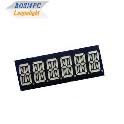 0.39&quot; 16 segmenti LED Display 6 cifre Super Rosso Colore 49x15x8mm