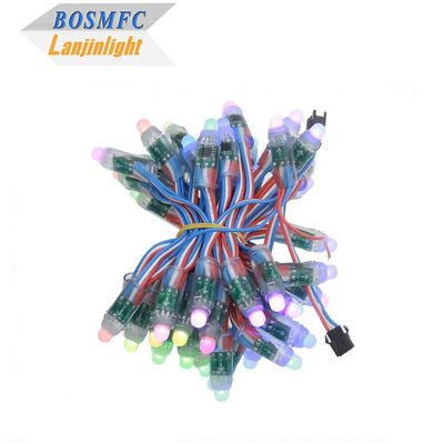Fabbrica Full Color programmabile DC5V WS2811 RGB Pixel Light String impermeabile IP68 9mm 12mm Led String