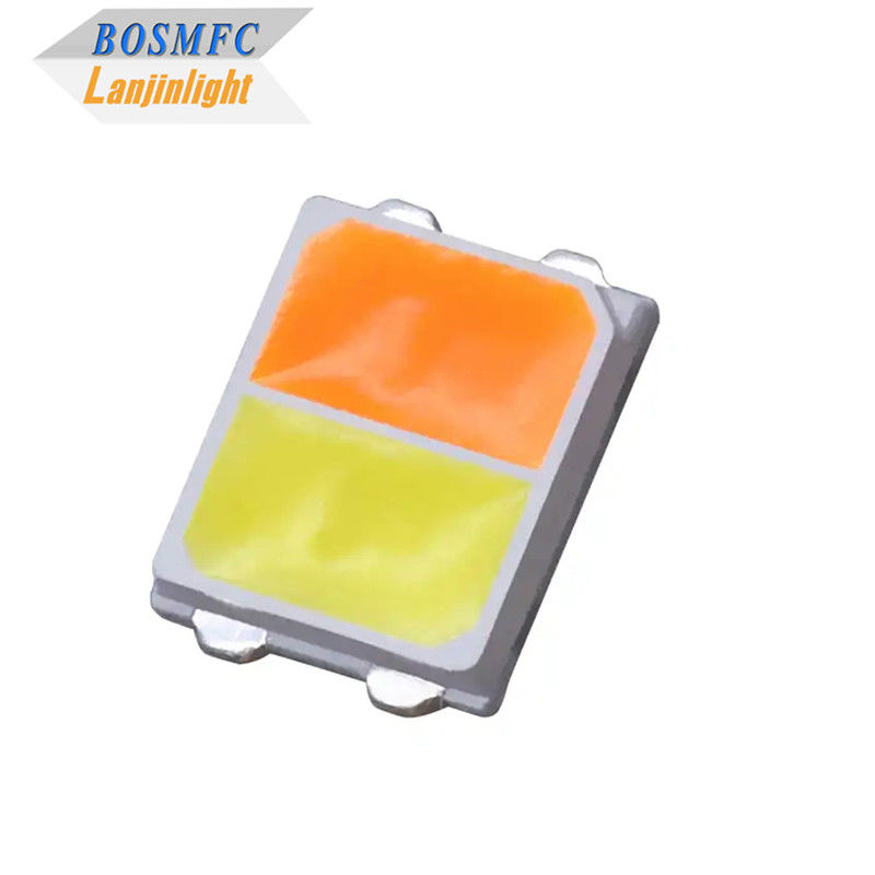 2835 Bi Color LED SMD, 3.75x2.8x0.65mm Bianca Fredda E Bianca Calda LED Light Chip