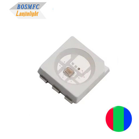 RDC12V PLCC6 5050 RGB LED IC di guida Multi Color SMD LED SK6812 / WS2812B IC
