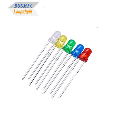 3mm Through Hole LED tutti i colori F3 dip led pratico per l'illuminazione interna