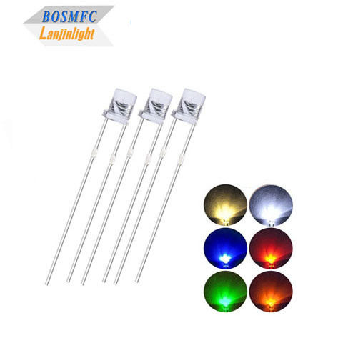 Lente trasparente a acqua 5 mm Rossa, verde, blu Multifunzionale Diodo di luce pratico da 0,06 W