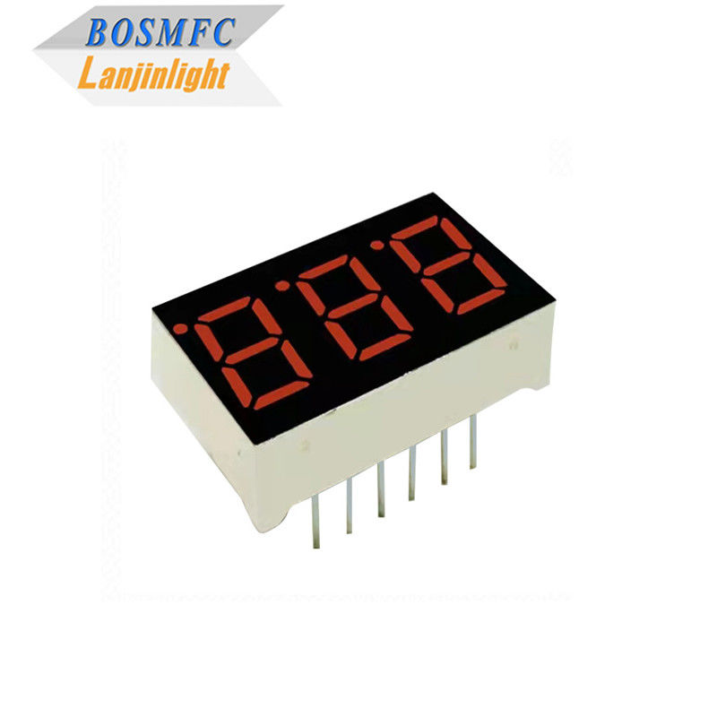 Display LED a 7 segmenti da 20mA 3 cifre 0,28 pollici 0,56 pollici Durable