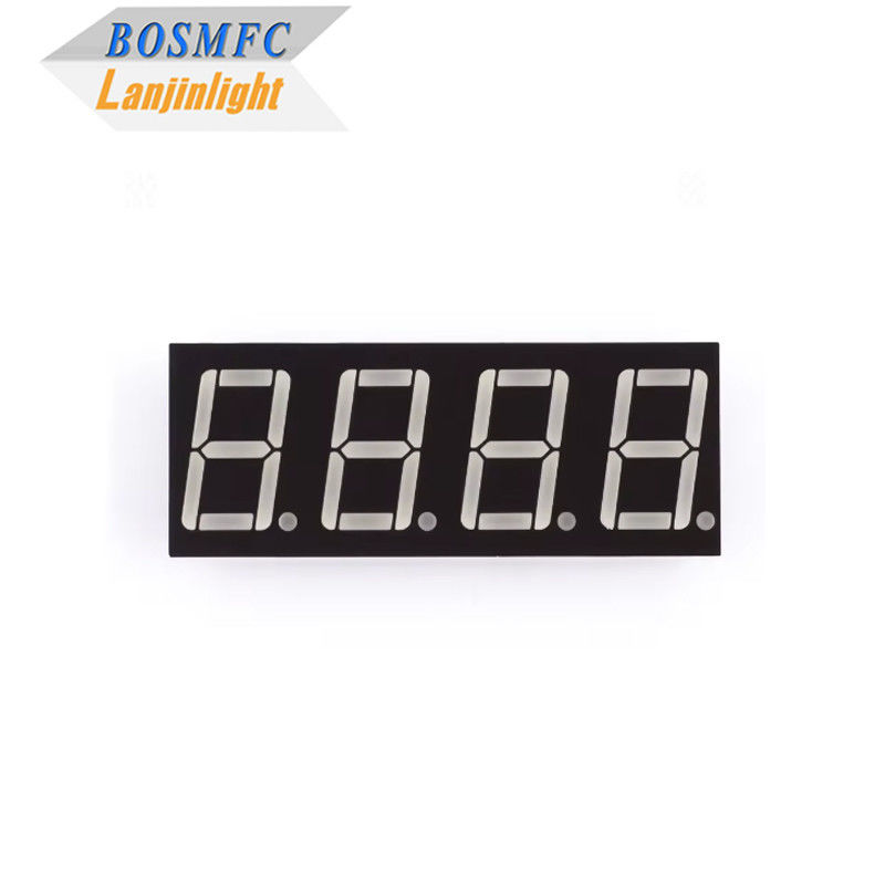 Colore rosso Quattro cifre 7 segmenti Display 0,56 pollici Per LED Indicatore