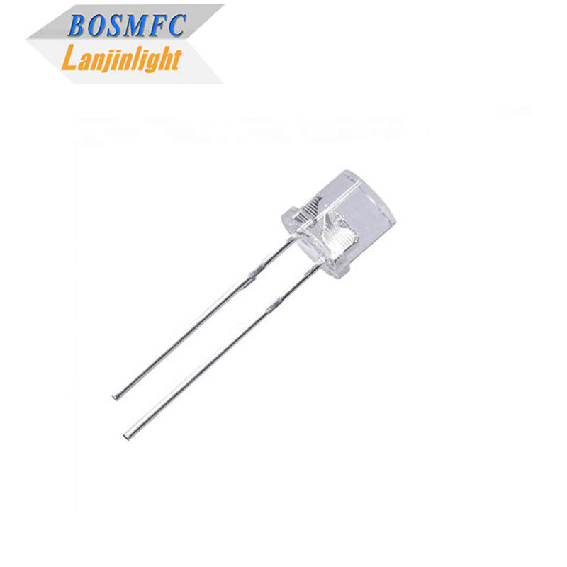 Flat Top 5mm IR LED Chip 940nm 850nm Lunghezza d'onda per sensore di fumo