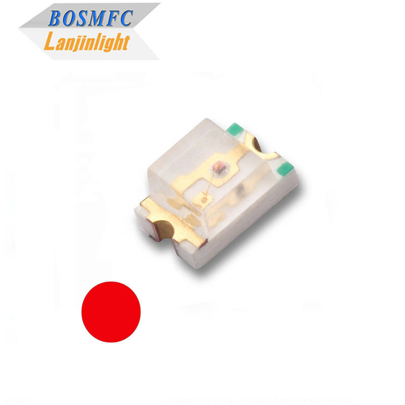 Pratico SMD Top LED 0805 Luce rossa 0.06W Per illuminazione interna