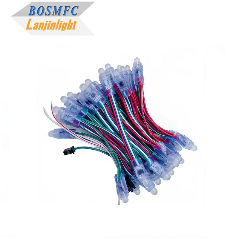 Fabbrica Full Color programmabile DC5V WS2811 RGB Pixel Light String impermeabile IP68 9mm 12mm Led String