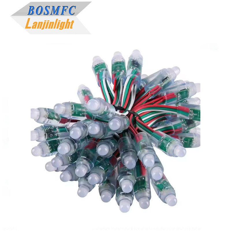 RGB Full Color Programmabile Modulo a LED DC5V WS2811 12mm Ignibile IP68 Smart Pixel Luci di Natale Rgb Luci a stringa