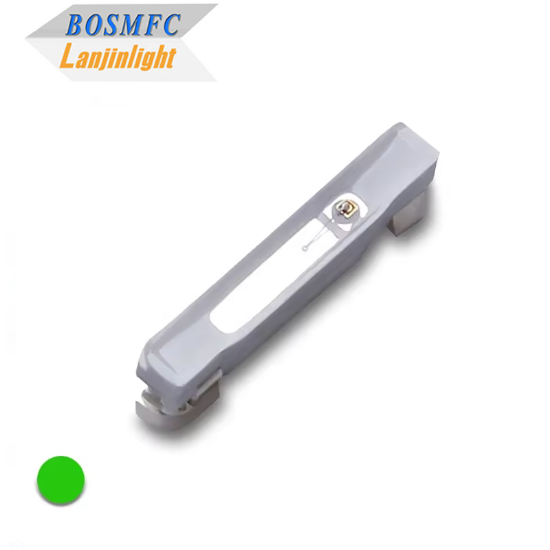 LED SMD 020 Verde ad alta luminosità, diodo LED, illuminazione, dissipazione del calore, LED per perline di lampade indicatrici