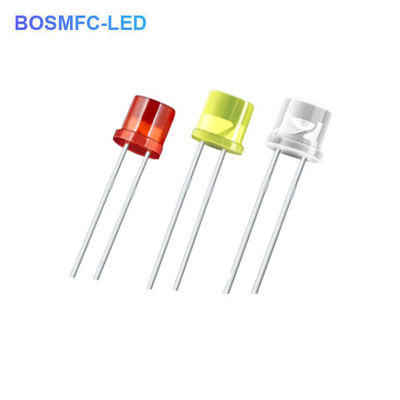 5 mm Flat Top Through Hole LED diffuso con angolo di visione di 100 gradi