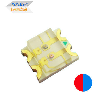 Dual Color 1206 SMD LED Surface Mount 3216 Chip di luce rossa e blu