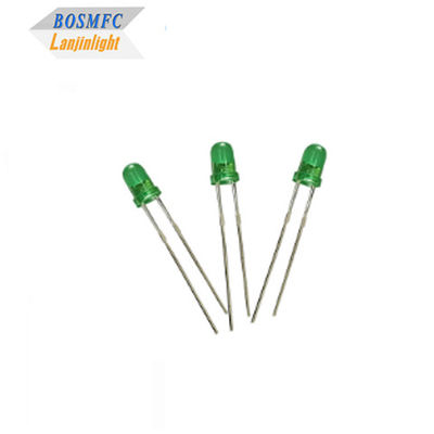 3mm dip led Green Light LED Light Emitting Diode 5V Lunghezza d'onda 520nm-535nm