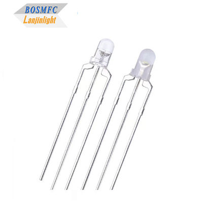 Bi color 3mm LED Anodo comune rosso e blu e catodo comune attraverso foro LED Dissipazione del calore