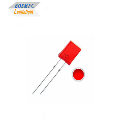 1.8V-2.4V LED Diodo a LED rosso attraverso buco 2x5x7mm di illuminazione interna