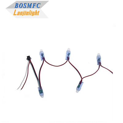 RGB Full Color Pixel Waterproof WS2811 Pixels Digital Adressable LED Globe String Lights 12mm DC 5V