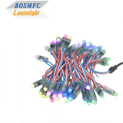 WS2811 Difuso digitale RGB LED String Light Pixel Light 12mm Rotondo Individualmente indirizzabile