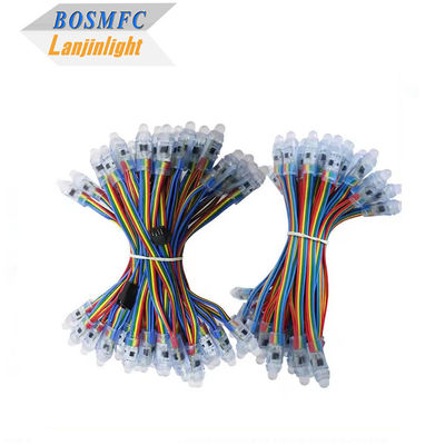 Giardino all'aperto Paesaggio 108 Modelli RGB a colori piatti programmabili Luce a LED DMX 512 Luce a punti