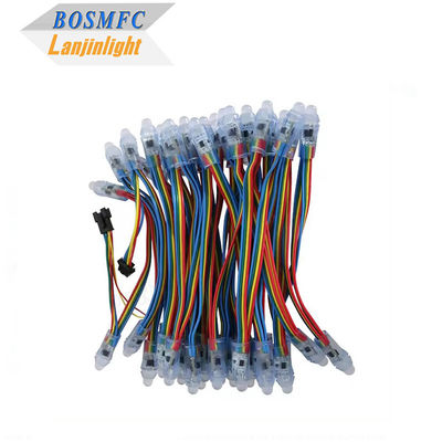 Giardino all'aperto Paesaggio 108 Modelli RGB a colori piatti programmabili Luce a LED DMX 512 Luce a punti