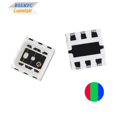 1.5W 5050 RGB LED lente a cupola chip LED tricolore ad alta potenza 3 * 0.5W