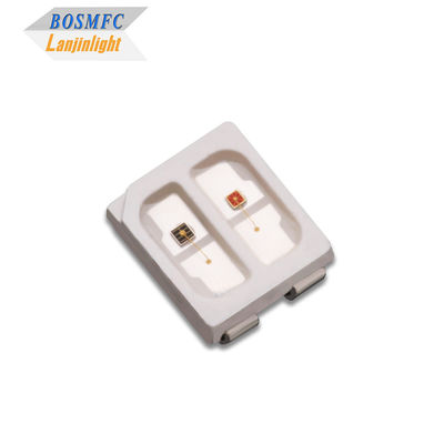 LED SMD 3528 bicolore rosso 620nm + infrarosso 860nm progettato per terapia estetica, trattamento sinergico della pelle e sollievo dal dolore.