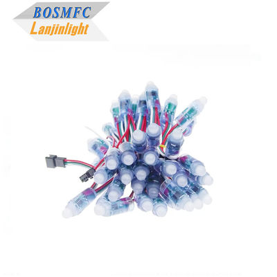 RGB Full Color Pixel Waterproof WS2811 Pixels Digital Adressable LED Globe String Lights 12mm DC 5V