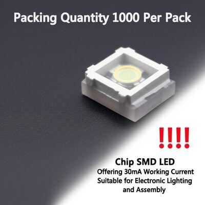 Quantità di imballaggio 1000 per imballaggio Chip SMD LED che offre 30mA di corrente di lavoro Adatta per illuminazione elettronica e montaggio
